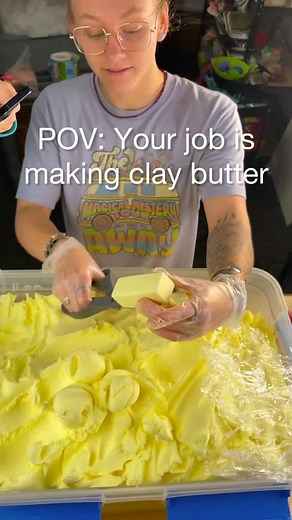 13K views · 128K reactions | Not your normal 9-5  #smallbusiness #slime #clay | Slime Community Team | Facebook
