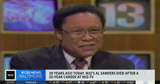 30 years ago, anchor Al Sanders died after 25-year career at WJZ