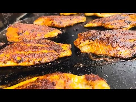 The Ultimate Cajun Blackened Catfish on the Blackstone!