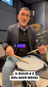 Applicare il rullo a due nello stile di Dave Weckl sulla batteria, spiegato meravigliosamente da @tony_arco #suonarelabatteria #batterista #drums #drummer #drumrudiments | Suonare la Batteria