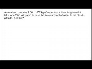 Physics Problem Solver Walk-through Follow Along Work Energy Force - Solving Power Problems 4
