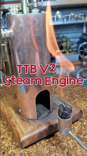 Nothing Beats Real Live Steam! 💨 DIY TTB V2 Vertical Boiler Engine Run