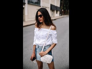 Chic Way to Look Amazing in a Denim Mini Skirt