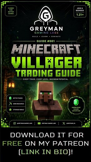 FREE Minecraft Villager Guide 📘 | Java & Bedrock 1.21+
