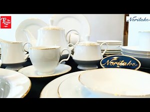 Noritake Gold Line Traditional Tableware for Daily Use ! Rattota by Noritake at The Legend Porcelain
