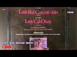 Prince Single. Lady Cab Driver [Edit] (1982) ‪@duane.PrinceDMSR‬