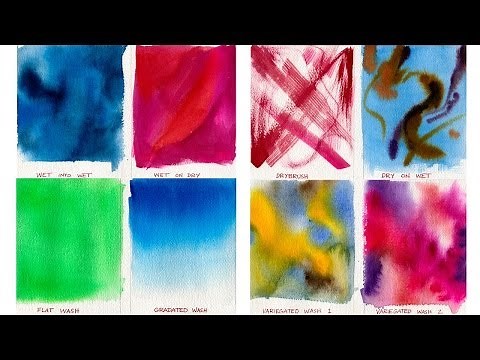 Watercolor Painting Lessons - Wash Techniques