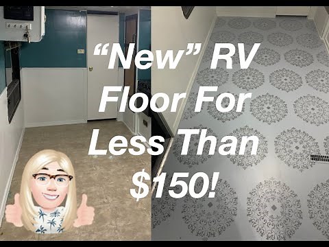 How to Paint Your RV Floors!