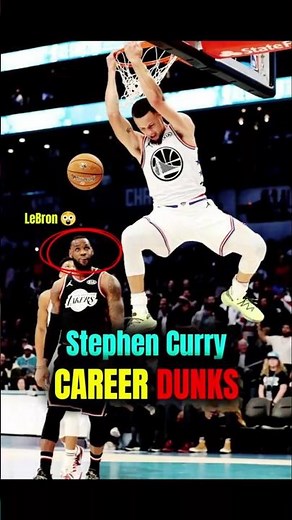 Stephen Curry Career Dunks