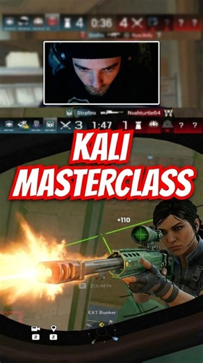 Kali Masterclass #rainbowsix #rainbow6siege #r6 #gaming #shorts