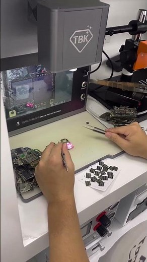 TBK-2203/2205 Batch Desoldering! Precision BGA & IC Chip Repair #TBK #lasersoldering #repair