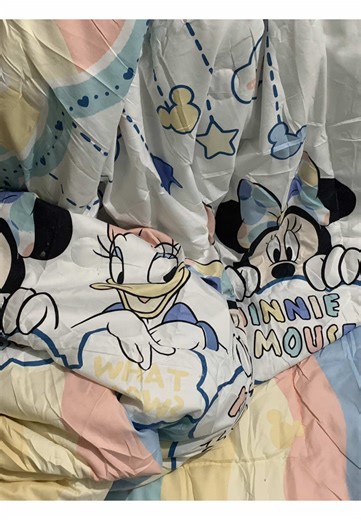 Minni mouse fleece duvet Size 5*6 For baby girls #minnimouse#cartoonthemed