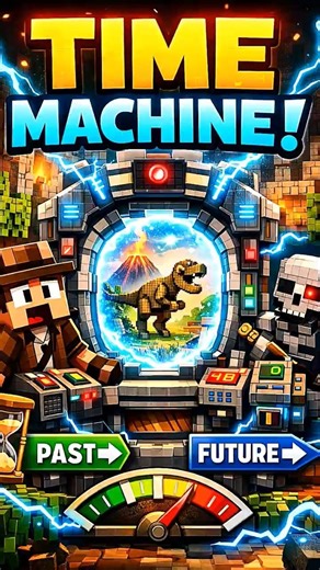 😱 Minecraft Time travel😱