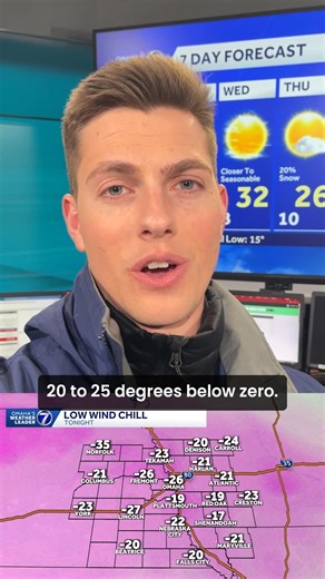 Omaha's Weather Leader is calling tomorrow a severe weather day due to the dangerously cold temperatures and wind chill. Meteorologist Luke Vickery breaks down what you can expect Monday morning. https://www.ketv.com/article/omaha-weather-arctic-blast-dangerous-wind-chill/70126778 | KETV NewsWatch 7
