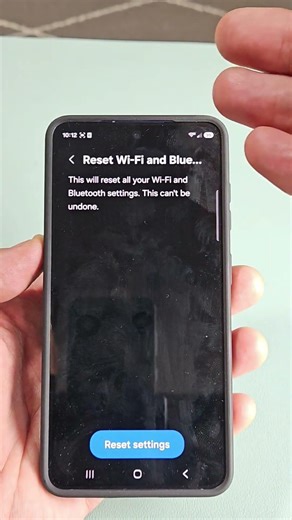 Galaxy S26's: How to Reset WiFi & Bluetooth