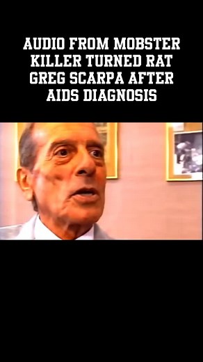 The Sit Down : A Crime History Podcast on Instagram: "Snippet of audio from the early 1990s from Colombo Family mobster and cutthroat killer Greg “The Grim Reaper” Scarpa. Scarpa likely killed dozens of people during his time in Mafia. He also spent nearly 30 years as an informant. Scarpa by this point had contracted the AIDS virus and eventually died in 1994 in prison. #mobster #gangster #mafia #crime #nyc"