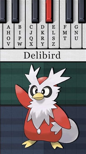 Delibird and Mantine turned into musical jingles! #pokemon #piano #jingle