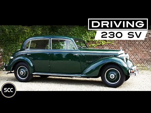 MERCEDES 230 SV | 230SV W153 1939 - Drive in top gear - NAZI history? Engine sound | SCC TV