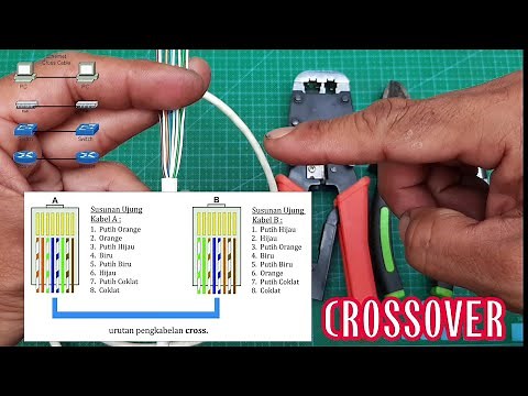 How to Make a LAN Cable (CROSSOVER) LAN INTERNET #tutorials #cross #tutorial