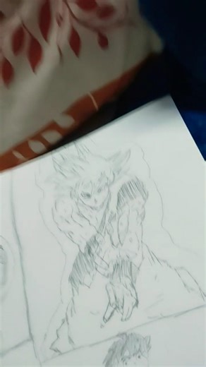 ✨broly goku✨ drawing#drawing #gokugoku #animeart #art #dragoball #animedrawing