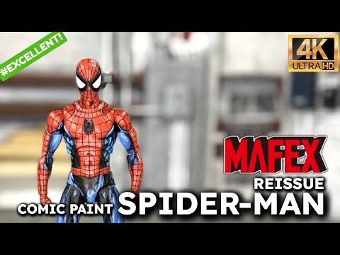 MAFEX Spider-Man COMIC PAINT 1/12 action figure Unboxing REVIEW #mafex #spiderman #marvel #comics