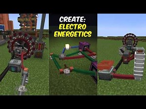Brand NEW Electricity Addon for Create!! Electro Energetics Guide