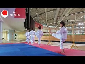 Kids kata practice