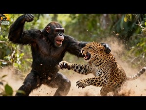 Chimpanzee, Baboon vs Leopard: Who Will Win This Savage Battle?