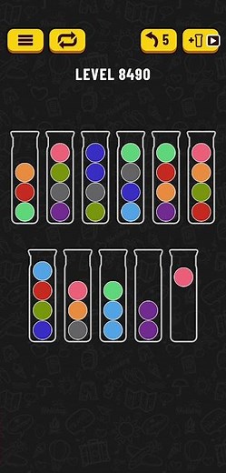 Ball Sort Puzzle Level 8490