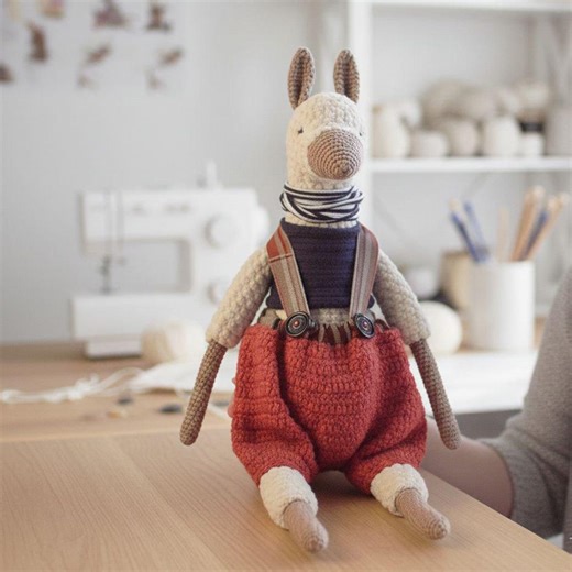Llama Amigurumi Crochet Pattern | 18-inch Plush Toy PDF Guide | Large Plush Toy Pattern - Etsy UK