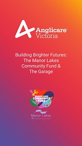 We’re excited to share that Anglicare Victoria’s The Garage program has recently received a grant from the Manor Lakes Community Fund - a foundation linked with the Dennis Family Corporation who support local community organisations in the west. This support helps create a safe, welcoming space for young people in Wyndham, offering connection, stability, and a sense of belonging. Listen in to hear Hannah speak at the presentation about how this funding strengthens wellbeing and community ties. �