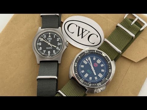 CWC British Military Issue NATO Straps & Oceanica Reef V3 Automatic Dive Watch & CWC G10 Field Watch