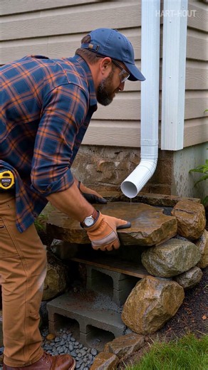 Ontdek Hoe Je Regenwater Mooi Kan Laten Stromen in Je Tuin! 💧🌿 #DIYProject #Tuin