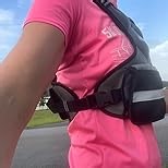 Adjustable Weighted Vest Women Men, 6-12 Lb/10-19 Lb/20-32 Lb Rucking Vest with 6 Ironsand Weights, Great Vest with Plus Pockets & Reflective Strips for Running, Walking, Workout and Strength Training