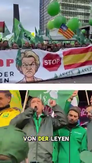 🚨🇪🇺 “Von der Leyen STOP! Von der Leyen, get out!” From France and Spain to Italy, Belgium, and Poland—voices across Europe are rising against the EU, demanding its breakup.Do you back abolishing the EU?A. YesB. No