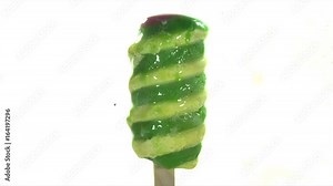 4K: Ice cream melting , time lapse