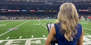Fox Sports’ Jen Hale returns to her roots, sideline reporting for the Saints