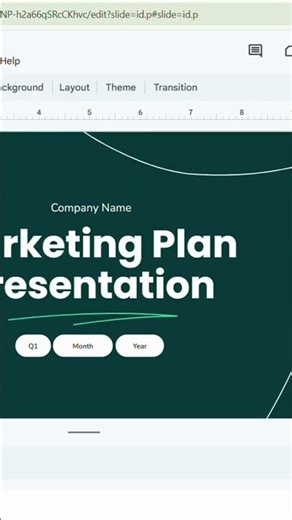 Create a presentation in 30 sec Google Slides