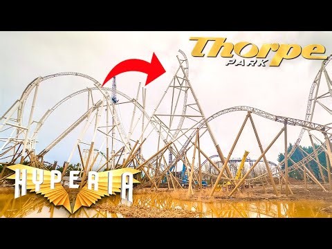 HYPERIA’s First Drop COMPLETE! | THORPE PARK Construction Vlog #64