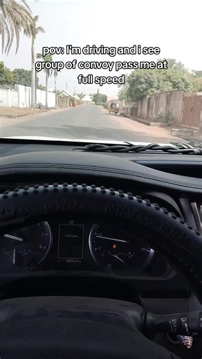 Driving Past a Fast Convoy: A POV Experience