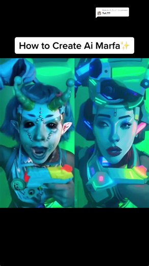 Replying to @( T_T)＼(^-^ ) Ai Marfa tutorial @☻☆EndoMarfa☆☻ #occosplay #endomarfa #aivideo #aimarfa #occosplayer