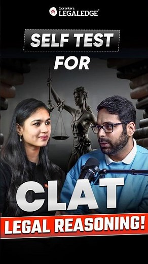 CLAT 2026: Test Your Legal Reasoning Prep! #clat2026