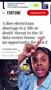 AI Data Centers Need Electricians and There Aren’t Enough