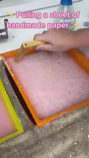 Handmade Paper Sheet Pulling Tutorial