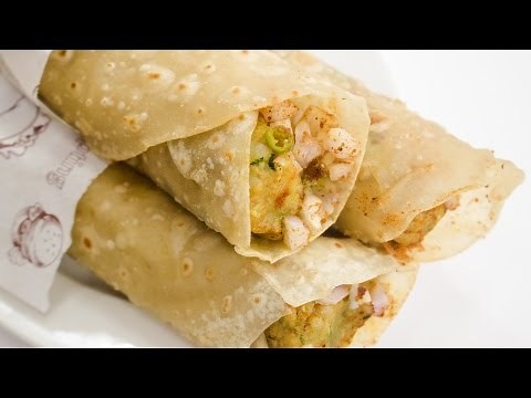 Frankie Recipe | How to Make Street Style Veg Franky Roll Recipe at Home | Indian Street Food