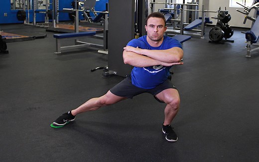Valslide Lateral Lunge
