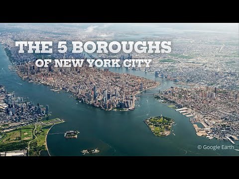 The 5 Boroughs of New York City — A Narrated 4K Aerial Tour