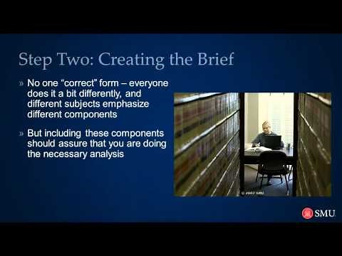 Law School: How to Brief a Case