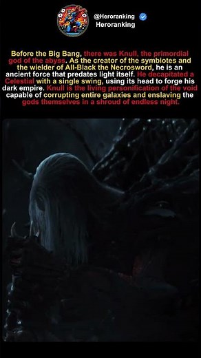 Knull's Power Level Is Absolutely Insane #marvel #cosmic #symbiotes