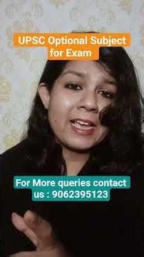 How you select your UPSC Optional Subject for Exam Preparation #UPSC #Optional #IAS #Study Tips